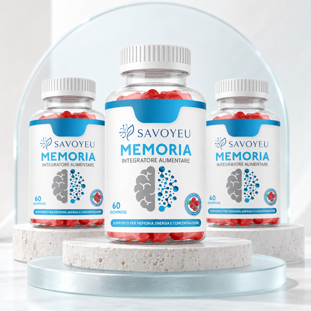 Memoria Gummies da 60 gummies